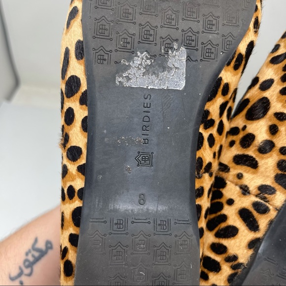 Birdies The Starling Cheetah Calf Hair loafer size 8 - Picture 4 of 5